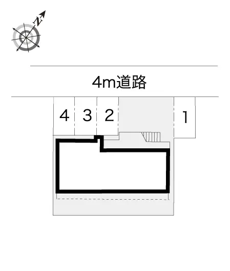 ★手数料０円★上尾市栄町 月極駐車場